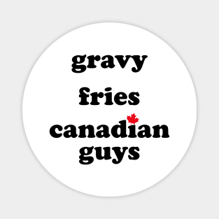 Oh, Canada! (Black Text) Magnet